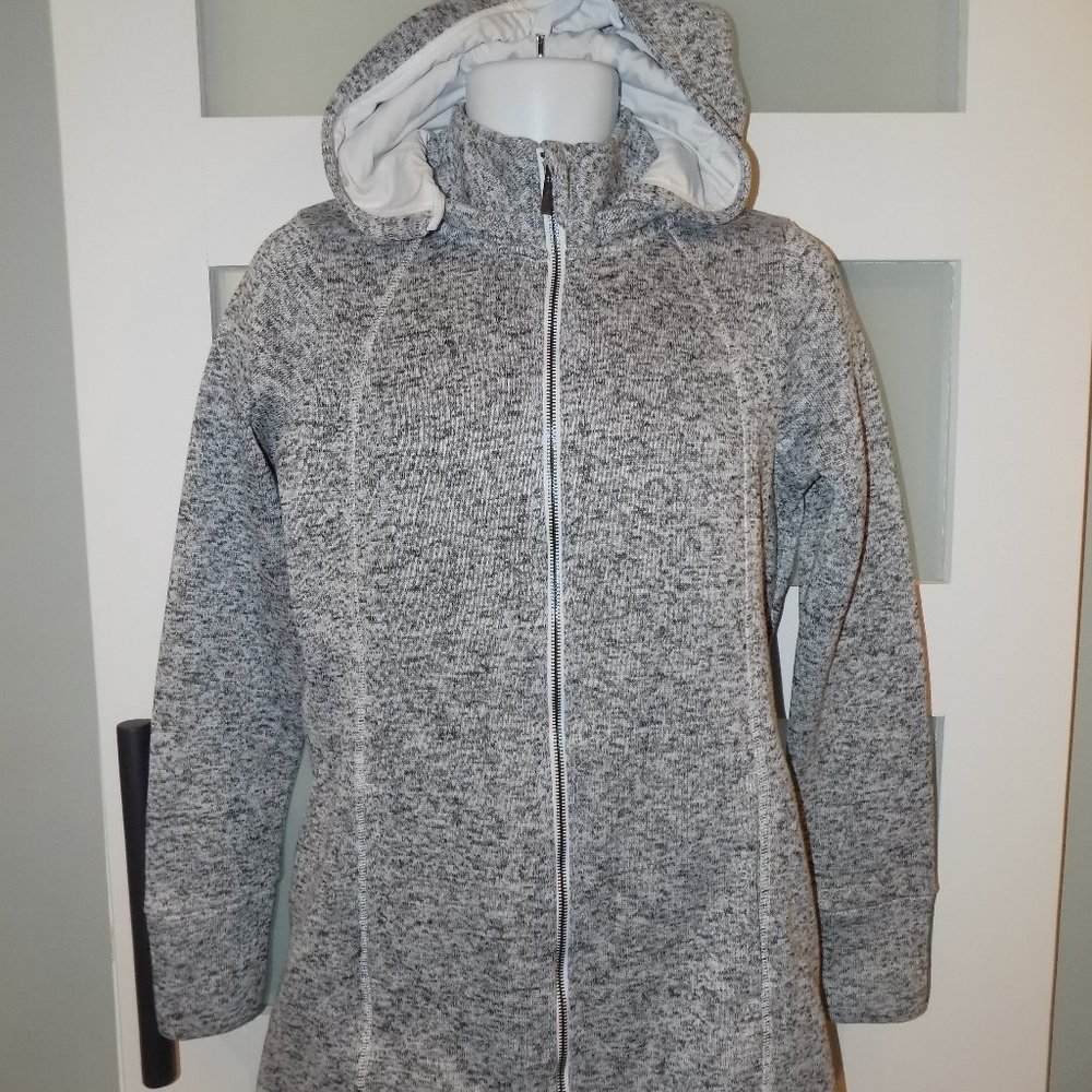 Freedom Trail by Kyodan Full Zip Fleece Jacket Hooded Gray Size M Women's NWOT